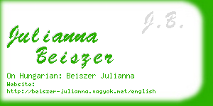 julianna beiszer business card